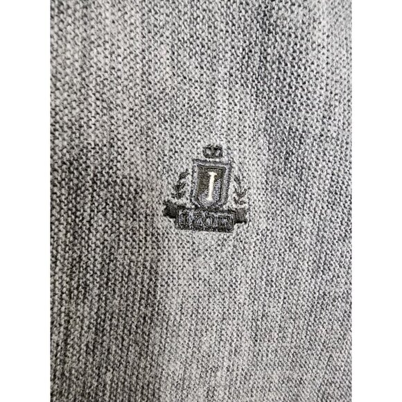 Vintage Izod Cardigan Sweater Mens 2XLT Gray USA Made Classic Grandpa Preppy - Picture 4 of 5